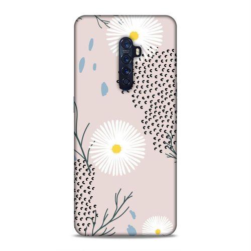 Oppo Reno 2 Kılıf Retro Papatya Arka Kapak Silikon Koruma Full Koruyucu