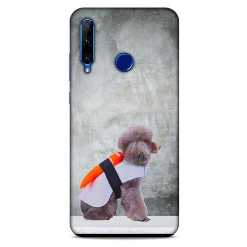 Huawei Honor 20 Lite Kılıf Köpek Kıyafetleri (39) Liquid Crystal Kılıf China Sushi Yağmurluk