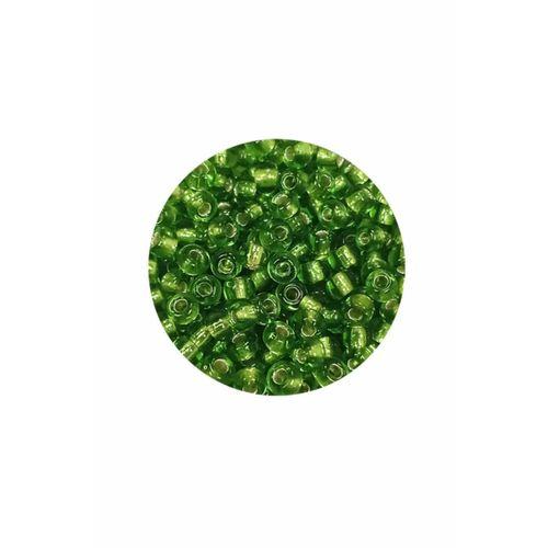 Dökme Cam Kum Boncuk (8/0) 3 mm - 20 Gram - Şeffaf Çimen Yeşili - BNC154