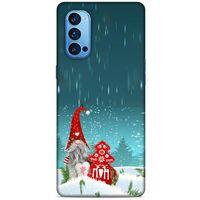 Oppo Reno 4 Pro Kılıf Snowix (34) Slim Armor Kılıf Gri Kırmızı