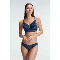 Kadife Balenli Destekli Dolgulu Dantelli Büstiyer Sütyen Ve Slip Takım