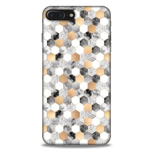 Mermer Desenli (50) Tema Shockproof Kılıf Koyu Gri Apple Iphone 7 Plus Kılıf