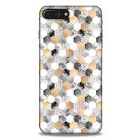 Mermer Desenli (50) Tema Shockproof Kılıf Koyu Gri Apple Iphone 7 Plus Kılıf