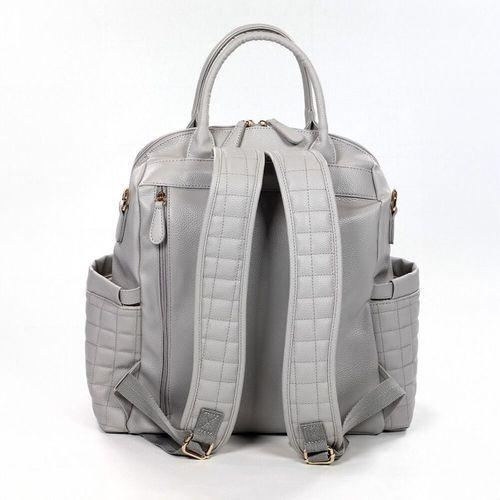 M&Y M&Y Kitty Deri Anne Bebek Bakım Sırt Çantası 7271 Gri