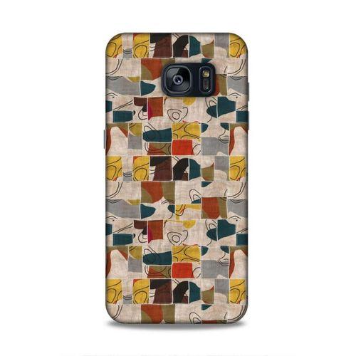 Samsung Galaxy S7 Edge Uyumlu Kılıf Romans (9) Kılıf Sarı Lacivert