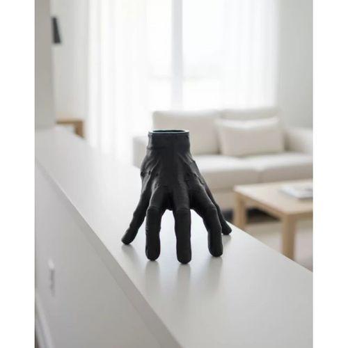 3d Modern Siyah El Biblo 17x16 Cm Ev Ve Ofis Dekorasyonu