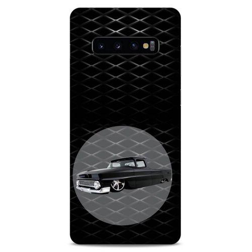 Lopard Samsung Galaxy S10 Plus Uyumlu Kılıf PickUpX (49) Ultra Silikon Kılıf Simsiyah