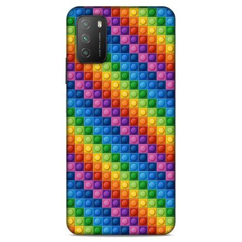 Lopard Xiaomi Poco M3 Uyumlu Kılıf BloX (3) Kapak Karışık Çok Renkli