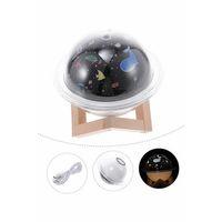 Hava Nemlendirici Led Işıklı Gece Lambası Yıldız Görünümlü Renk Değiştiren