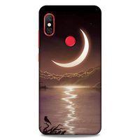 Lopard Xiaomi Redmi Note 6 Pro Uyumlu Kılıf Gece'S (34) Slim Armor Kılıf Kırmızı Gece