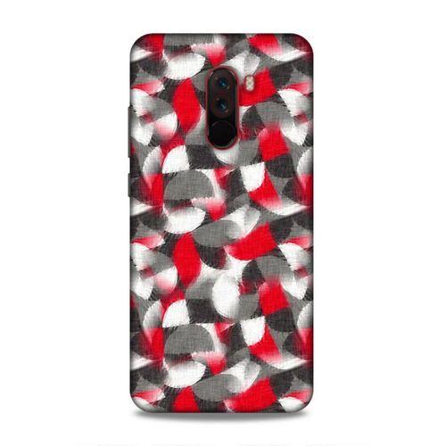 Xiaomi Pocophone F1 Uyumlu Kılıf Romans (38) Neo Hybrid Kılıf Kırmızı Gri