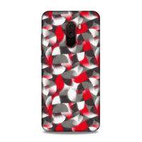 Xiaomi Pocophone F1 Uyumlu Kılıf Romans (38) Neo Hybrid Kılıf Kırmızı Gri