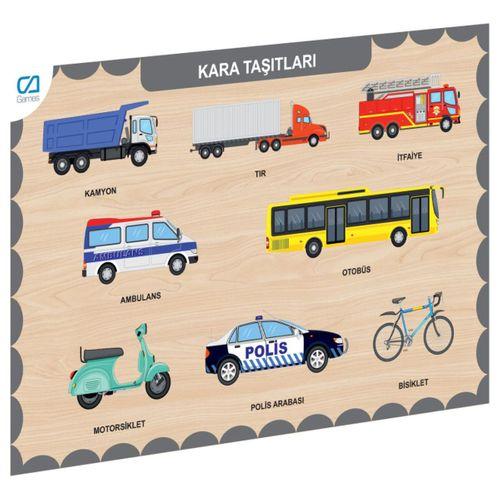 675 CAAHS-3200 CA GAMES AHŞAP KARA TAŞITLARI BUL-TAK