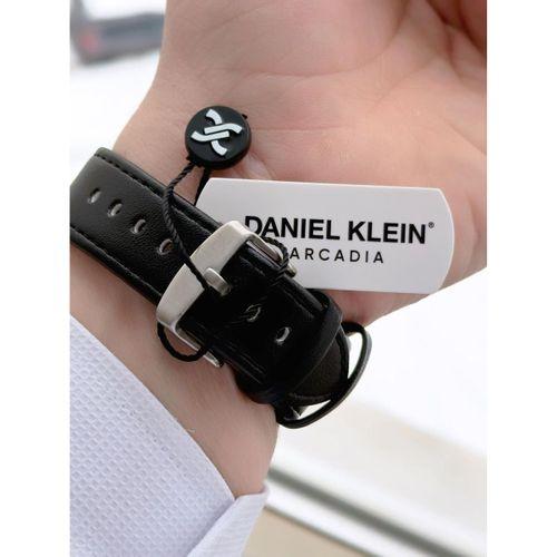 Daniel Klein Deri Kordon Takvimli Kadran 2 Yıl Garantili 3 Atm Dayanıklı Erkek Kol Saati ES14272-5