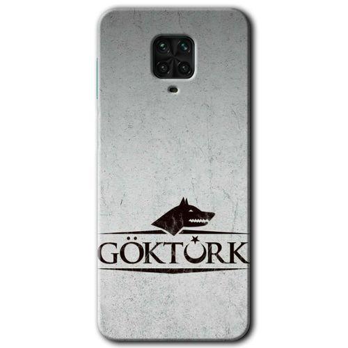 MRCİLETİSİM Xiaomi Redmi Note 9s Kılıf HD Desen Baskılı Arka Kapak + Temperli Cam - Göktürk