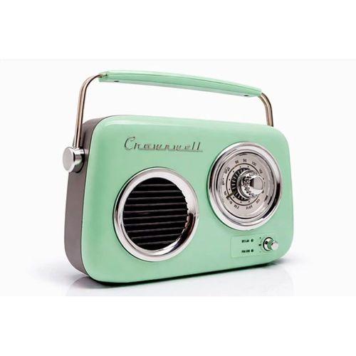 Retro Tasarımlı Bluetooth Fm Radyo Mint Yeşil