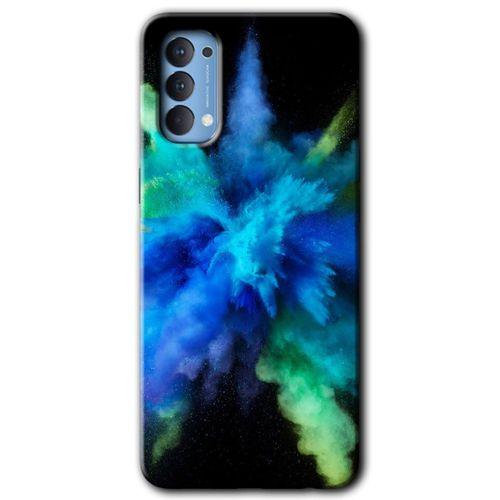 Oppo Reno 4 Kılıf HD Desen Baskılı Arka Kapak - Karışım 1