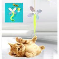 Eğitici Oyuncak Kelebek Model Elastik Kendinden Yapışkanlı Kedi Oyun Oltası