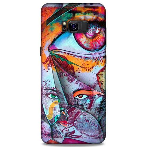 Lopard Samsung Galaxy S8 Plus Uyumlu Kılıf Sürreal Yüzler ♀ (14) Lansman Kılıf Desenli