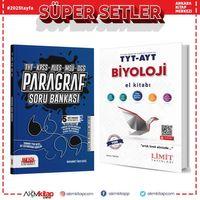 Limit TYT AYT Biyoloji El Kitabı ve AKM Paragraf Soru Bankası Seti 2 Kitap