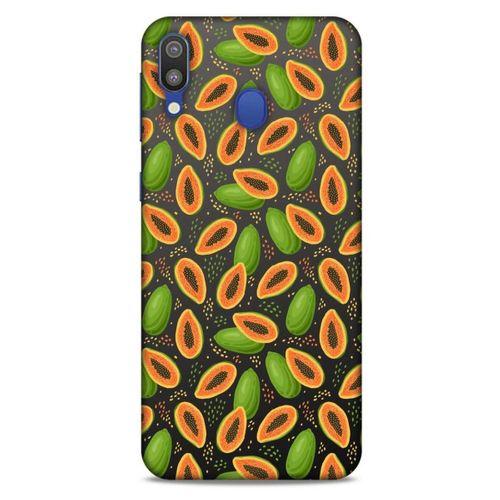 Frutix Papaya 01 Samsung Galaxy M20 Kılıf Desenli Silikon