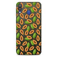 Frutix Papaya 01 Samsung Galaxy M20 Kılıf Desenli Silikon