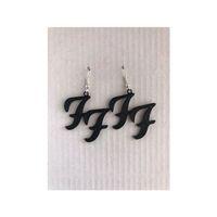 Küpe Foo Fighters Rock Band Kolye (Bu ürün Sadece Plastik parçadır - Almadan Önce Soru Sorabilirsiniz)