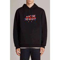 Arctic Monkeys Flag Baskılı Siyah Erkek Kapşonlu Sweatshirt