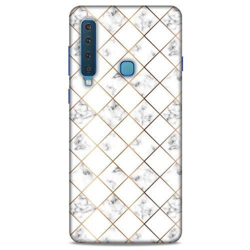 Mermer Desenli (1) Tema Kılıfı Beyaz Samsung Galaxy A9 2018 Kılıf