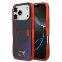 Apple iPhone 17 Pro Kılıf Redbull Orjinal Lisanslı M-safe Şarj Özellikli Çift Katmanlı Çizgi Desenli Sert PC MV Kapak