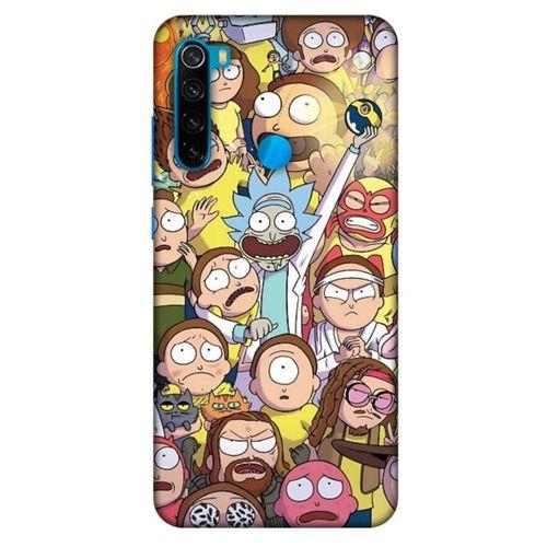 Xiaomi Redmi Note 8 Uyumlu Kılıf Rick And Morty (34) Slim Armor Kılıf Manager Morty