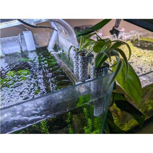 Akvaryum Kenar Bitki Tutucu 3D Baskı (Bu ürün Sadece Plastik parçadır - Almadan Önce Soru Sorabilirsiniz)