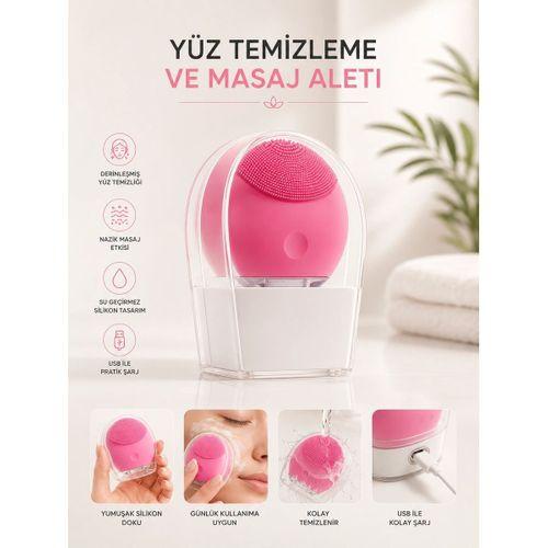 Yüz Temizleme Ve Masaj Aleti Tüm Cilt Tipleri İçin Uygun, Kan Dolaşımını Artıran