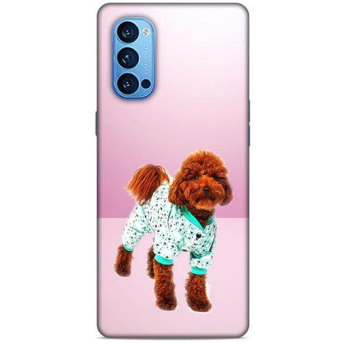 Oppo Reno 4 Pro Kılıf Köpek Kıyafetleri (33) Hybrid Kılıf Poodle Pijama