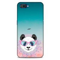 Animax Gözlüklü Panda Oppo Realme C2 Kılıf Desenli Silikon
