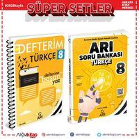Arı Yayınları 8. Sınıf Türkçe Defteri ve Soru Bankası Seti 2 Kitap