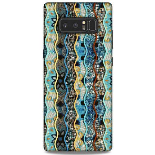 Samsung Galaxy Note 8 Kılıf Baskılı Özel Seri Taşlı (30) Silicone Case