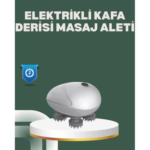 Derin Masaj Sağlayan Elektrikli Kafa Masaj Aleti