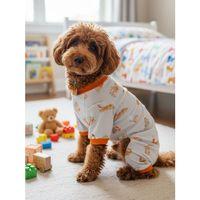 Cozy Meow Pamuklu Köpek Tulum Pijama