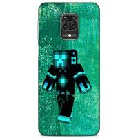Lopard Xiaomi Redmi Note 9 Pro Uyumlu Kılıf PiXel (45) Liquid Air Kılıf Tron