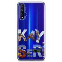 Honor View 20 Kılıf Kayseri Gezi Arka Kapak Koruma Desenli Full Koruyucu