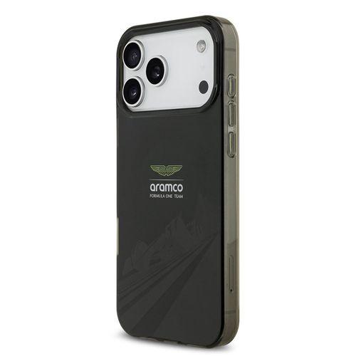 Apple iPhone 17 Pro Max Kılıf Aston Martin Orjinal Lisanslı M-safe Şarj Özellikli IML Baskı Logolu Formula Tasarımlı Kapak