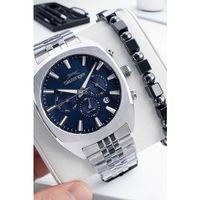 Slazenger Çelik Kordon İç Fonksiyonları Aktif 10 Atm+Bileklik Hediyeli Erkek Kol Saati VS.BLKT.0884