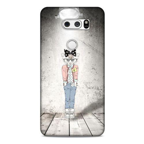 LG K50S Kılıf FunnyMaX (39) Liquid Crystal Kılıf Açık Gri Kedl