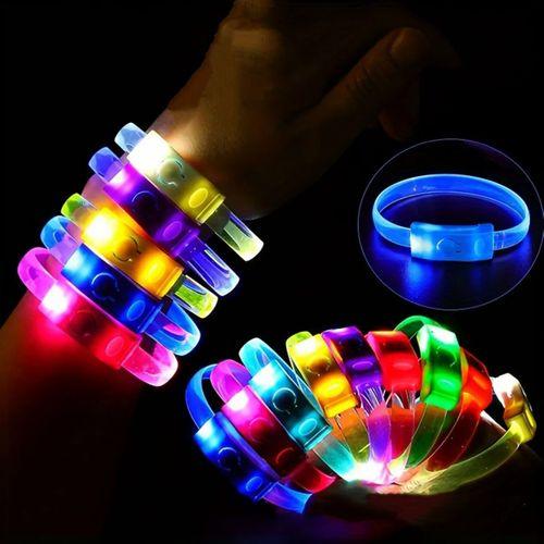 Festival & Parti Led Bileklik 3 Farklı Mod Işıklı 1 Adet