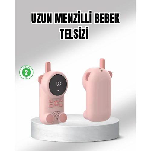 Uzun Menzilli Bebek Telsizi 1-3 Km Çekim 22 Kanal Lcd Ekran Vox Şarjlı