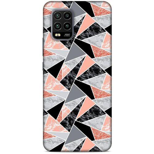 Mermer Desenli (32) Tema Soft Silikon Kılıf Bakır rengi Xiaomi Mi 10 Lite Kılıf