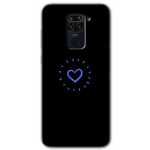Redmi Note 9 Kılıf HD Desen Baskılı Arka Kapak - Heart Strokes