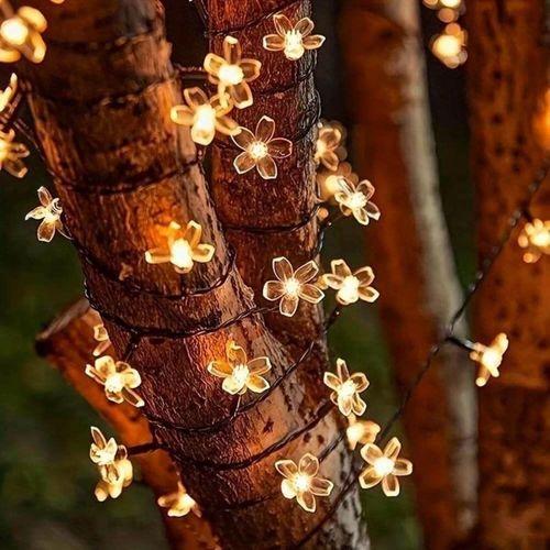 Solar 5m 50 Led Papatya Gün Işığı 8 Fonksiyonlu