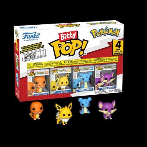 Funko Bitty Pop! Pokémon 4'lü Paket (Figür Boyu 2,25 cm)